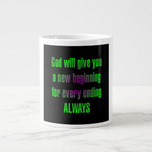 Encouragement Quote # 78 Large Coffee Mug
