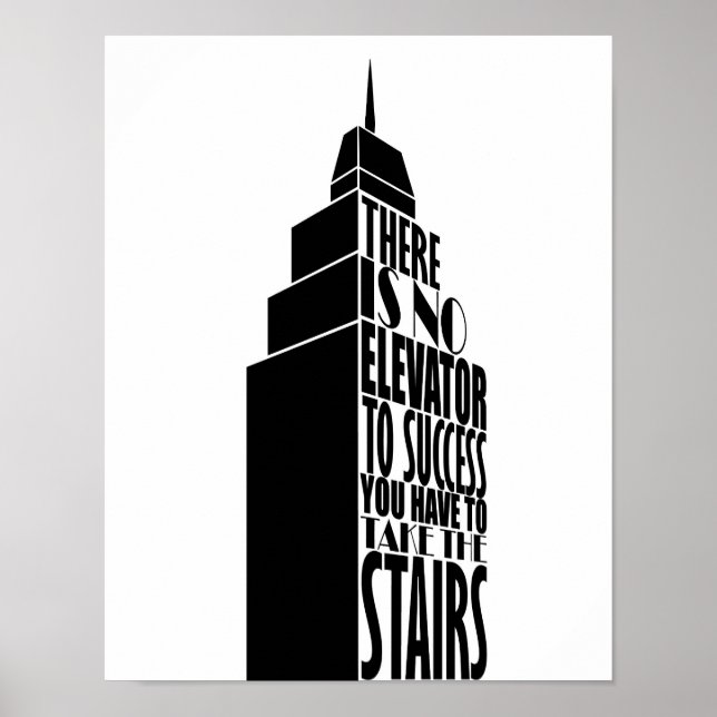 Encouragement quote design poster (Front)