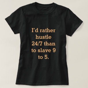 Encouragement saying  with simple text on women T- T-Shirt