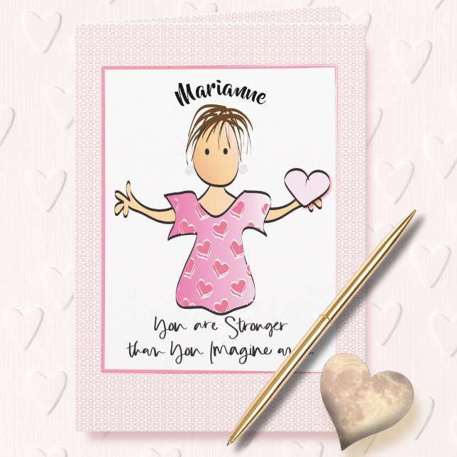 Encouragement Soutien Carte d'amour pour elle (Créateur téléchargé)