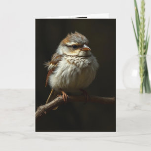 Encouragement Uplifting Quote about Hope Cute Bird Card