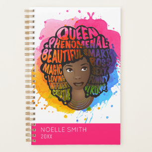 Encourager les femmes noires, cheveux naturels, aq