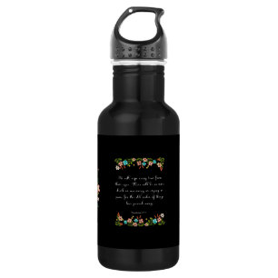 Encouraging Bible Verses Art - Revelation 21:4 532 Ml Water Bottle