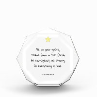 Encouraging Christian Faith Bible Verse Quote Gift