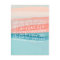 encouraging colourful art postcard