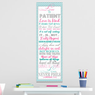 Encouraging Love Is 1Corinthians  Poster