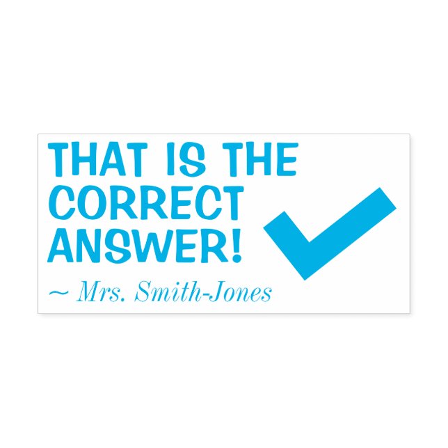 Encouraging Message from Teacher Self-inking Stamp (Design)