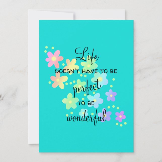 Encouraging Rainbow Greeting Card (Front)