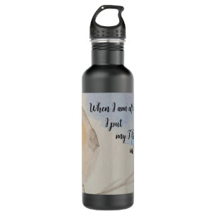Encouraging scripture - 2024 year text 710 ml water bottle