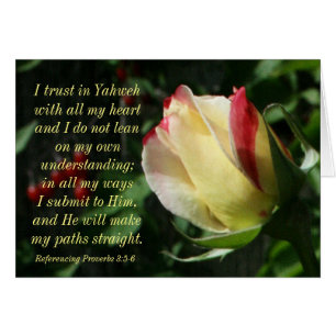 Encouraging Scripture Proverbs 3:4-6