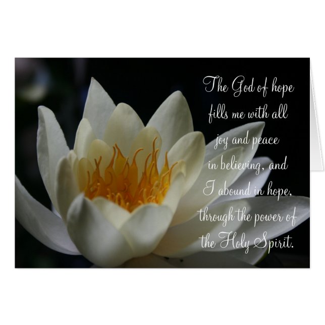 Encouraging Scripture Romans 15:13 (Front Horizontal)