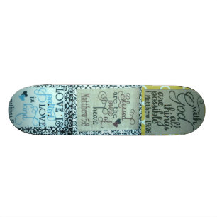 Encouraging Scripture Skateboard