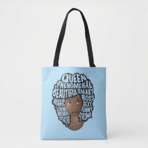 Encouraging Women, Blue Tote Bag