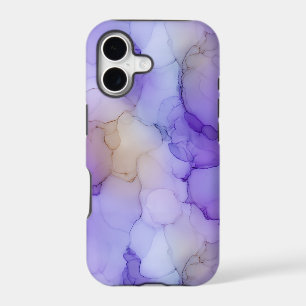 Encre alcoolique marbrée lavande violet