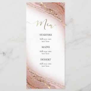 encre aquarelle menu marbre