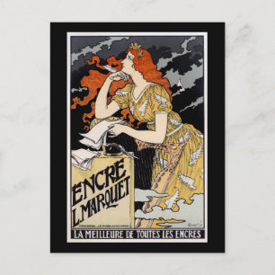 Encre L. Marquet, Eugène Grasset Postcard