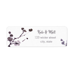 Encre sumie de fleur de prune