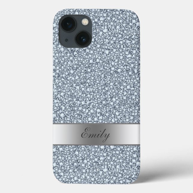 Encrusted Diamonds Look Glitter Patter Case-Mate iPhone Case (Back)