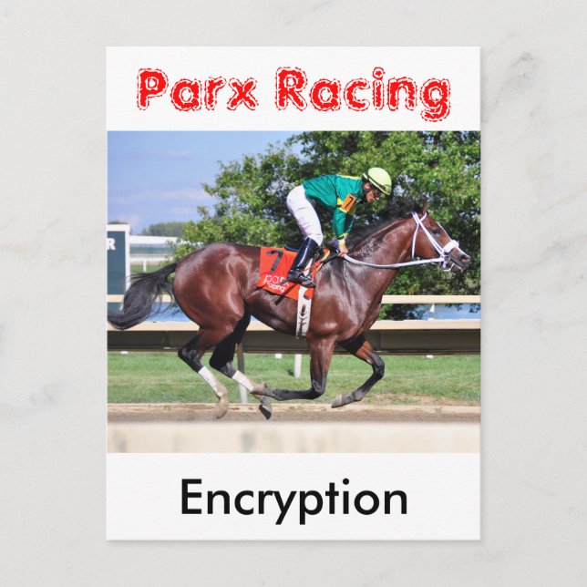 Encryption - Paco Lopez Postcard (Front)