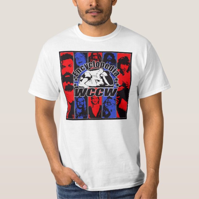 Encyclopedia WCCW Logo T-Shirt (Front)
