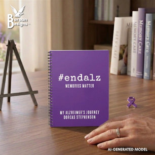End Alz Personalized Alzheimers Awareness Weekly Planner