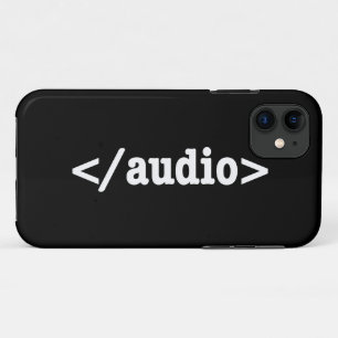End Audio HTML5 Code iPhone 11 Case