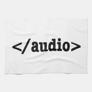 End Audio HTML5 Code Kitchen Towel
