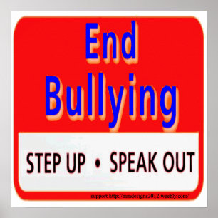 end bullying poster