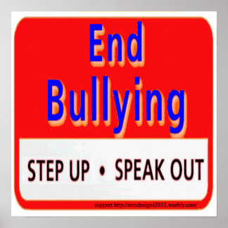 end bullying poster