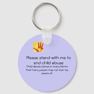 end child abuse keychain
