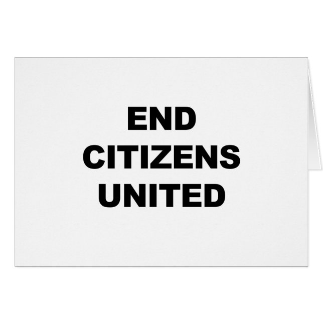 End Citizens United (Front Horizontal)