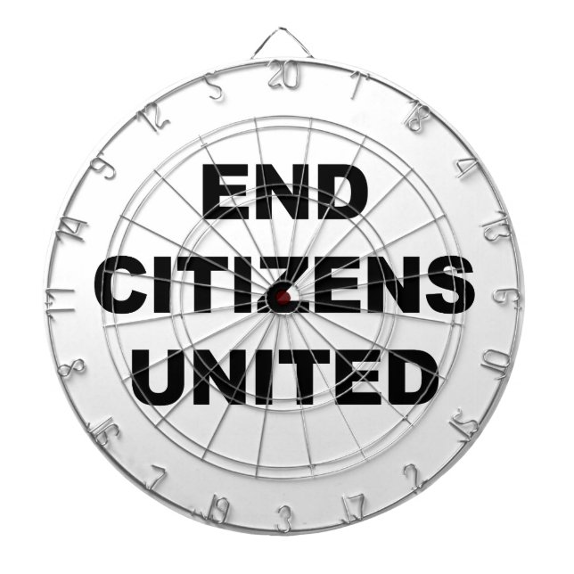 End Citizens United Dartboard (Front)
