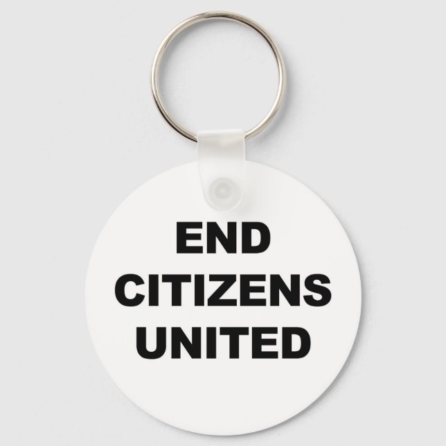 End Citizens United Keychain (Front)