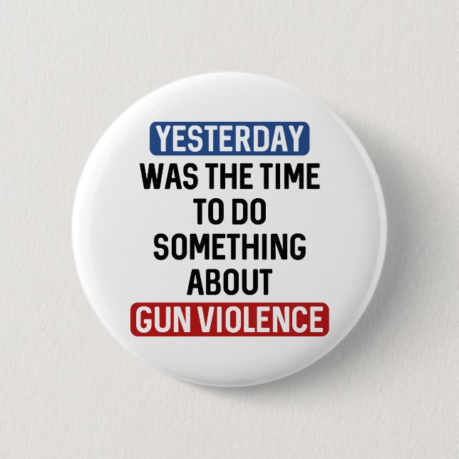 End Gun Violence Now 2 Inch Round Button (Front)