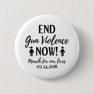 End Gun Violence Now 2 Inch Round Button