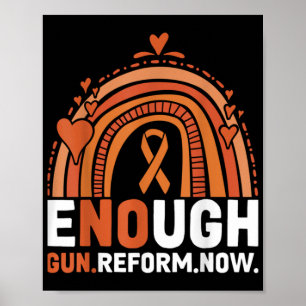 End Gun Violence Wear Orange T-Shirt Classic  Poster