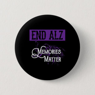End Heimer - Cute Heimerheimer Awareness Graphic 2 Inch Round Button