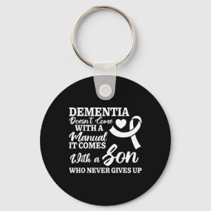 End Heimer Dementia Son Never Gives Up Heimerheime Keychain