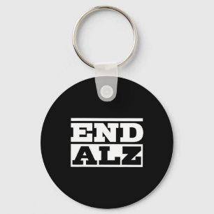 End Heimer Heimerheimer's Brain Awareness Month Su Keychain