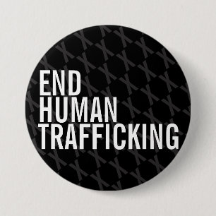 End Human Trafficking 3 Inch Round Button