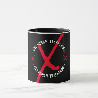 END HUMAN TRAFFICKING XXX in Black Mug