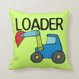 End Loader Throw Pillow