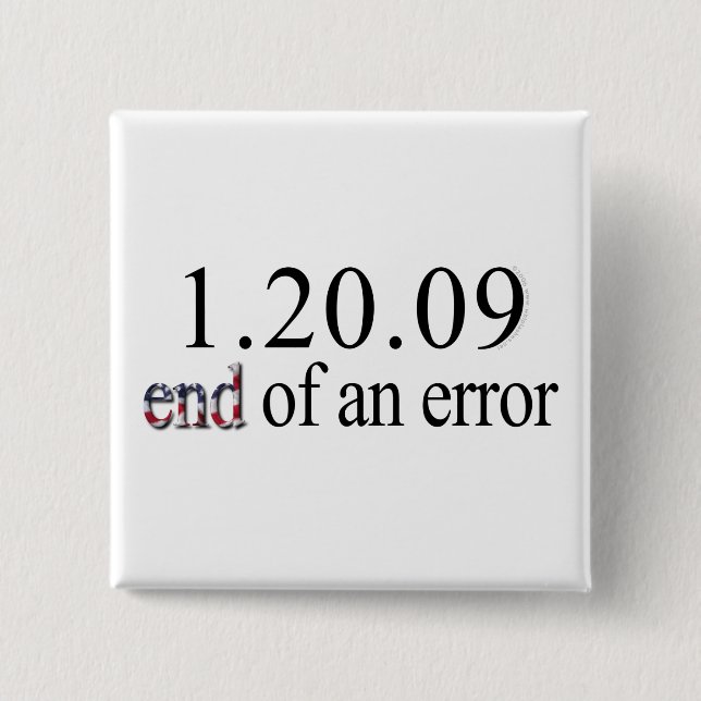End of an Error - Button (Front)
