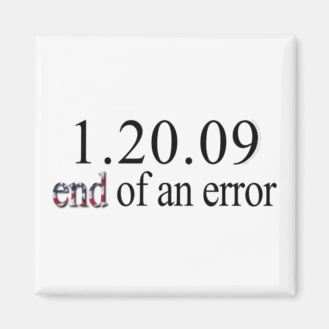 End of an Error - Magnet (Front)