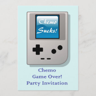 End of Chemo Party Invitation for chemo patient