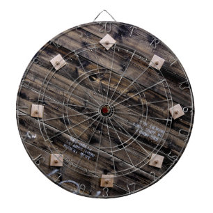 End of Industrial Wire Spool Dartboard