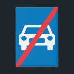 End of Motorway Traffic Sign<br><div class="desc">Serve your drinks in style with these end of motorway traffic sign paper cups. These coordinated party supplies feature the recognizable blue and red road symbol, making them an ideal choice for transportation themed birthdays, driving school graduations, or retirement celebrations. Whether you are serving juice, soda, or water, these durable...</div>