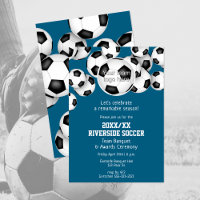 end of season soccer awards banquet ANY colour 
