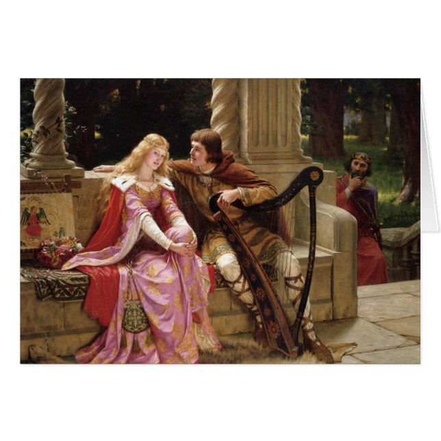 End of Song Flirt Edmund Blair Leighton (Front Horizontal)