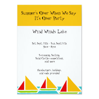 end of summer party invitations